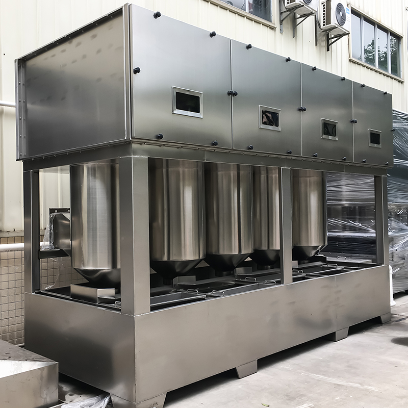 Hybrid cyklon spraytorn