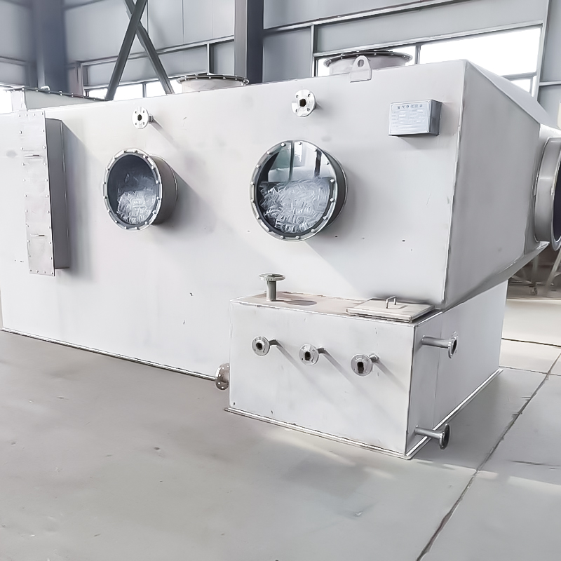 304 horisontellt skurtorn i rostfritt stål