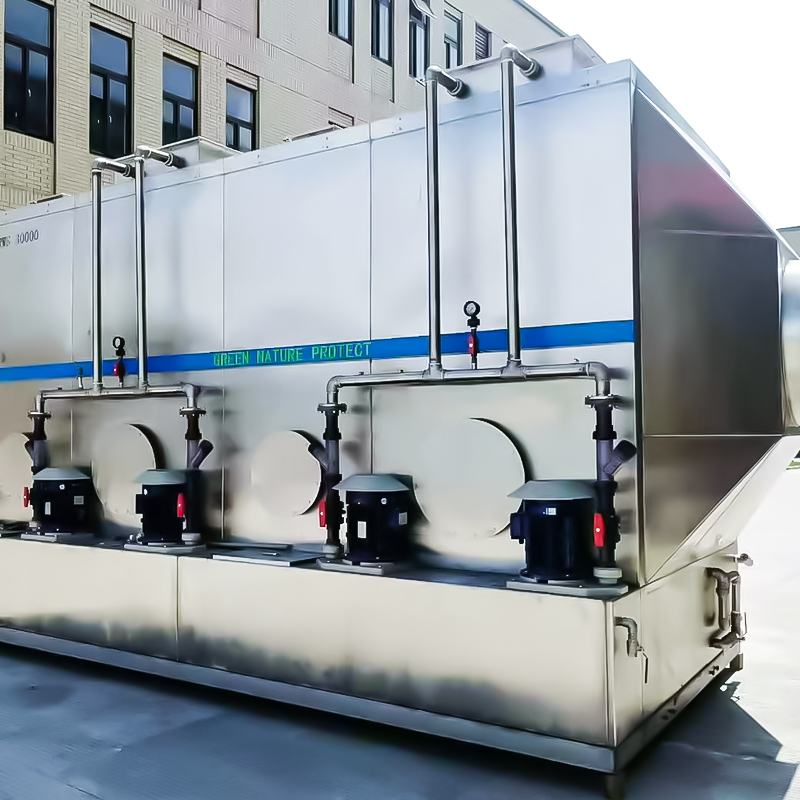 304 horisontellt skurtorn i rostfritt stål