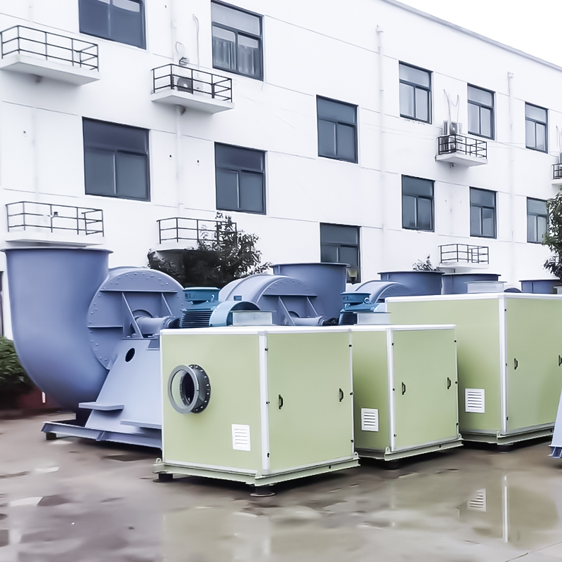 Ljudisolerad boxfläkt i glasfiber