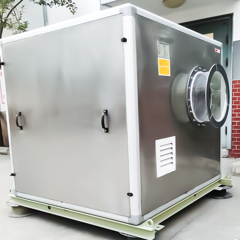 Ljudisolerad boxfläkt i glasfiber