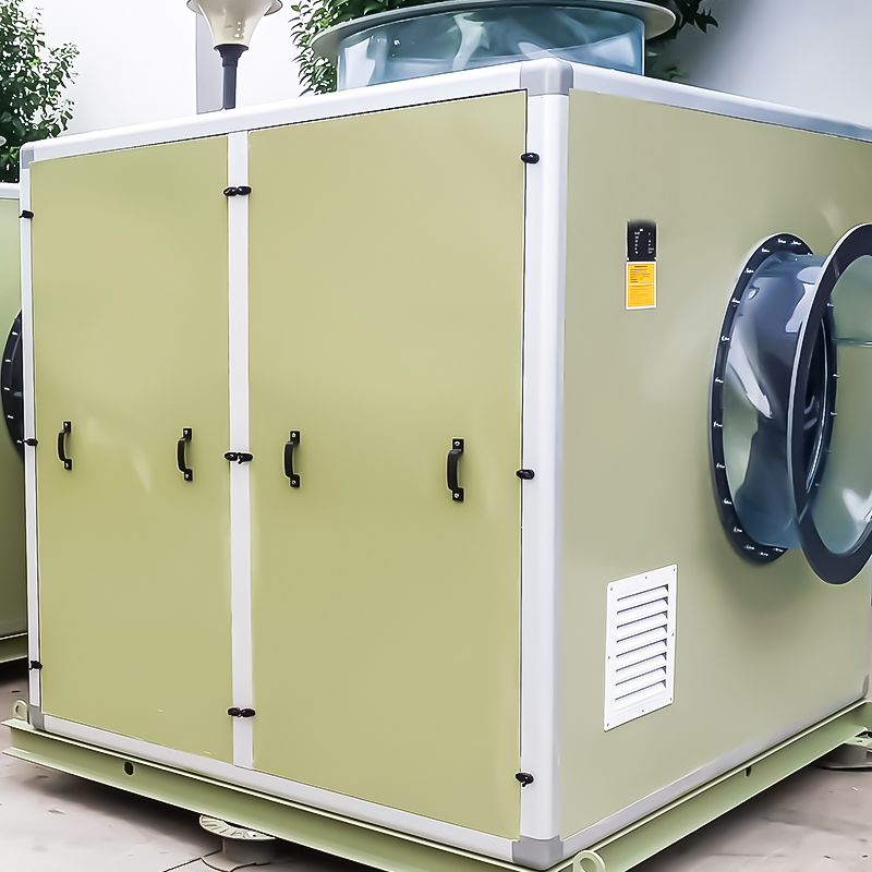 Ljudisolerad boxfläkt i glasfiber