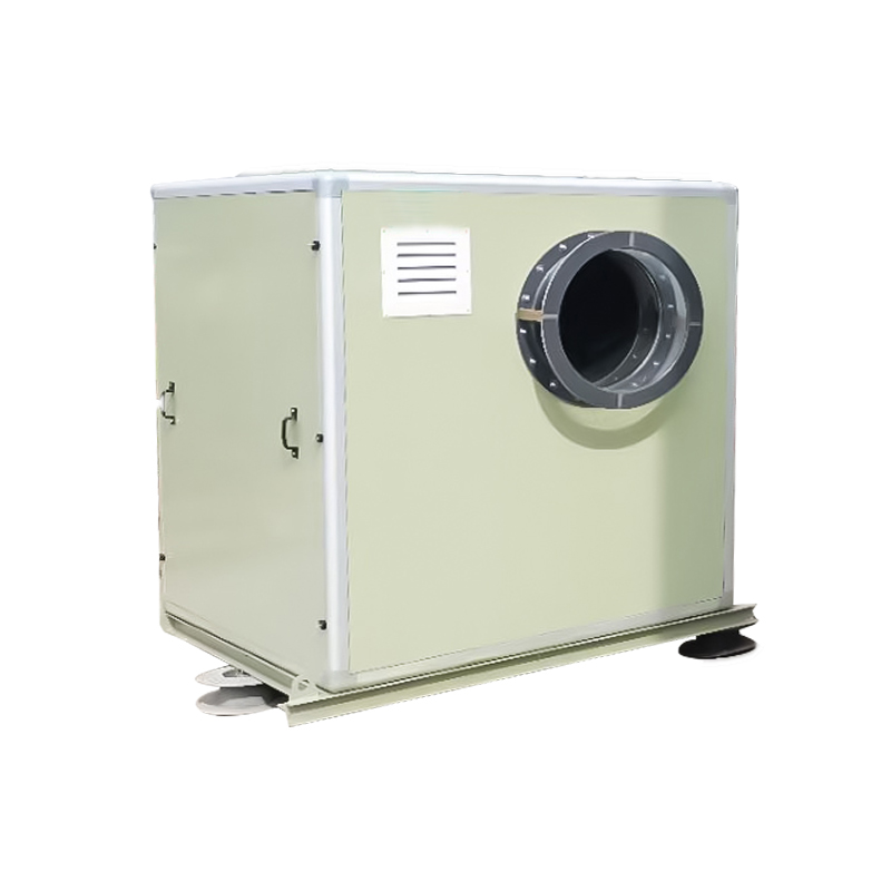 Ljudisolerad boxfläkt i glasfiber